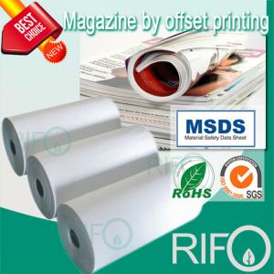 Rph-100 Белая БОПП синтетическая бумага для офсетных печатных материалов для журналов